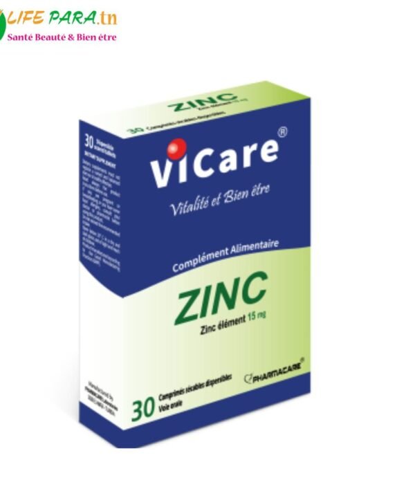 Pharmacare Vicare Zinc 30 comprimés