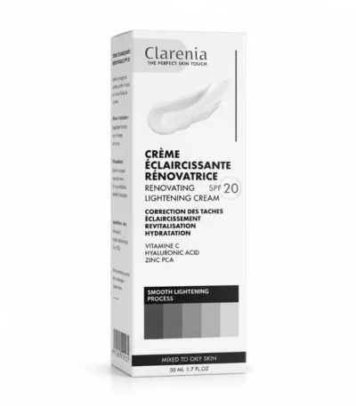 Clarenia Crème Éclaircissante Rénovatrice SPF20 Peau Normale à Sèche 50 ml
