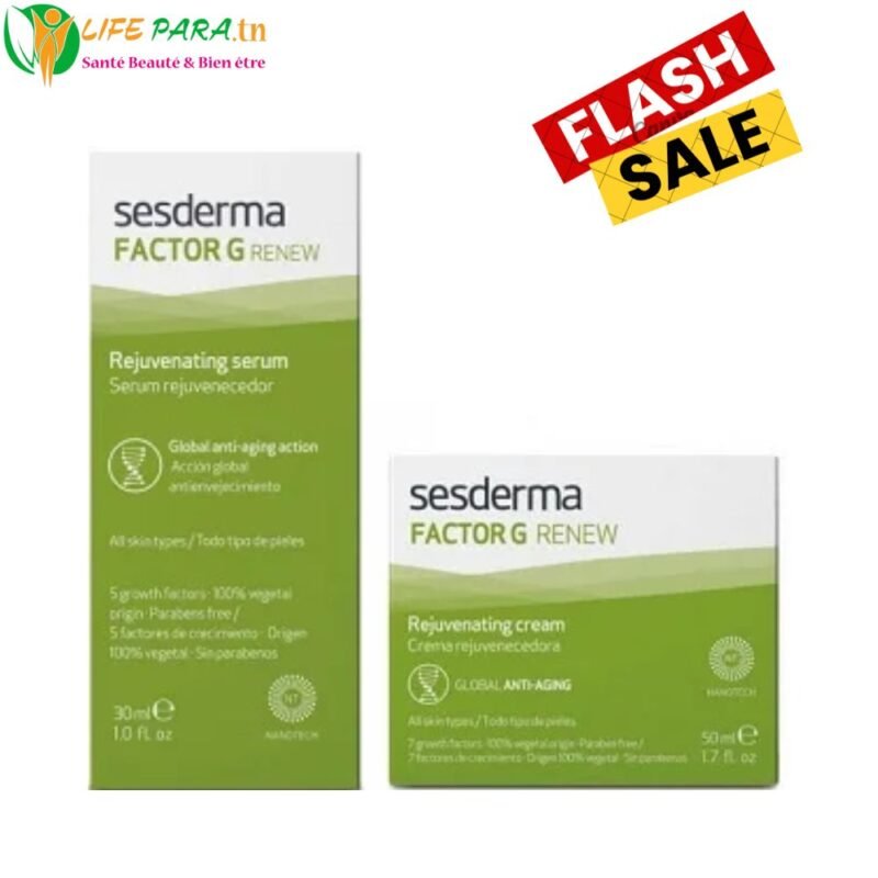 Sesderma pack anti âge Factor G sérum Renew 30 ml + Factor G crème régénératrice 50 ml