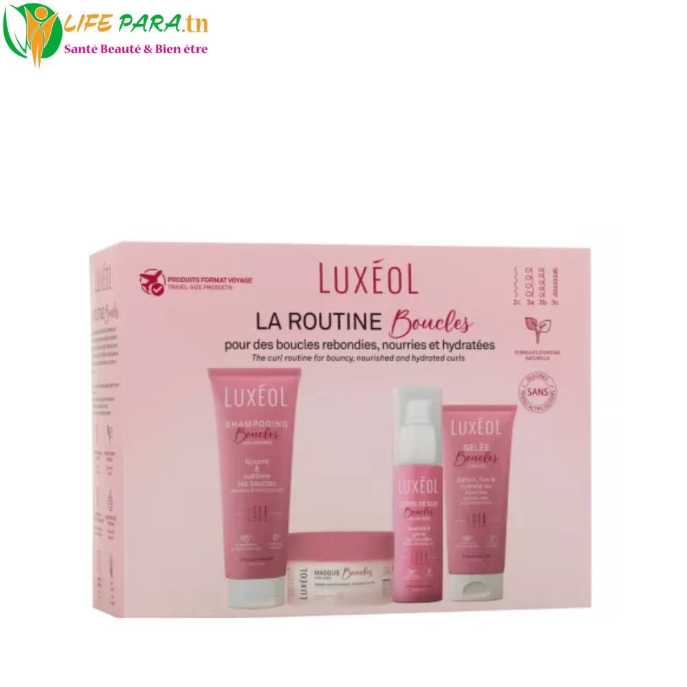 Luxéol Coffret Routine Boucles Format Voyage Luxéol Coffret Routine Boucles Format Voyage
