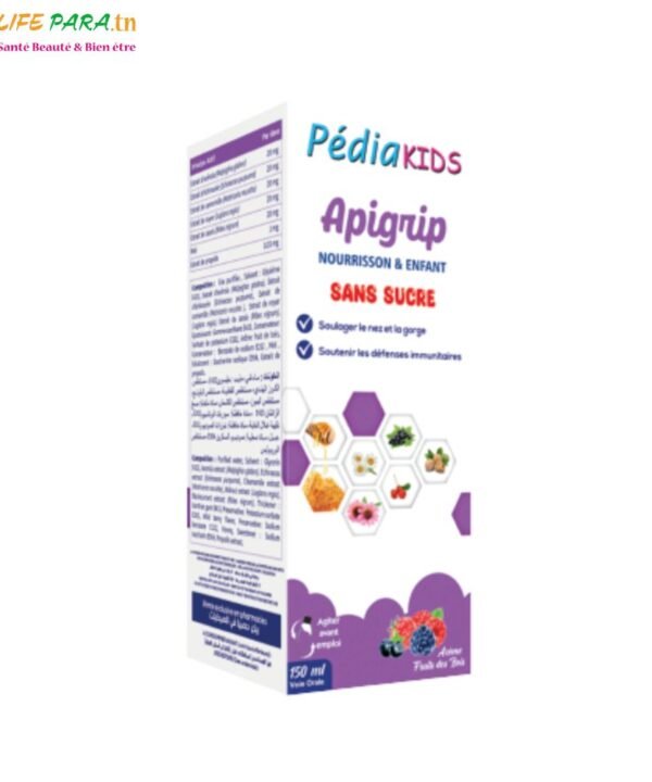 Pédiakids Apigrip Sans Sucre – 150 ml