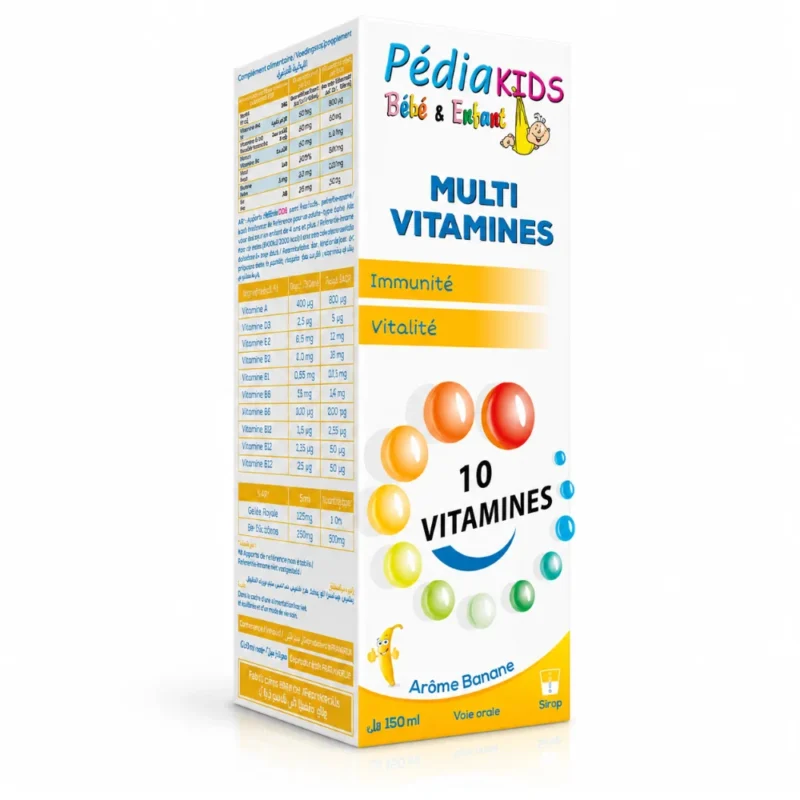 Pédiakids Multi Vitamines Banane 150 ml