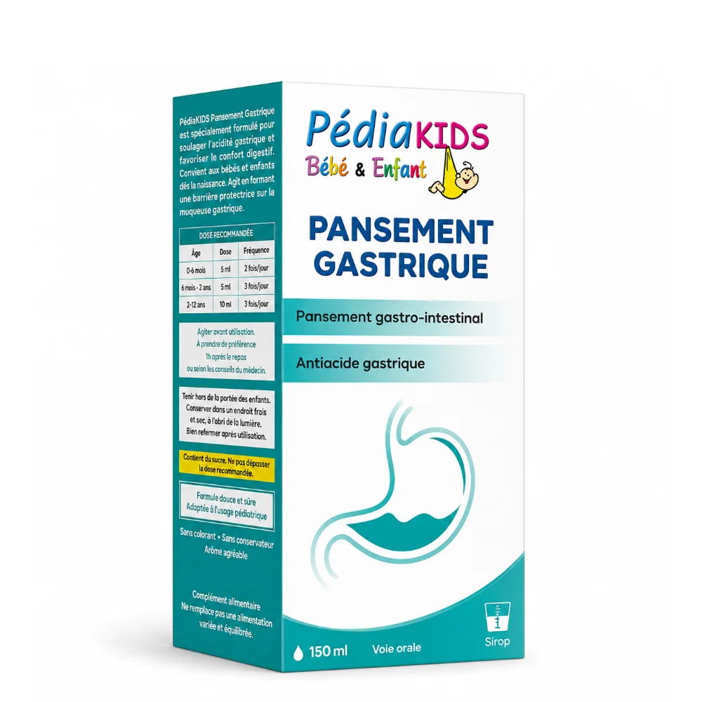 Pédiakids Pansement Gastrique sirop 150 ml