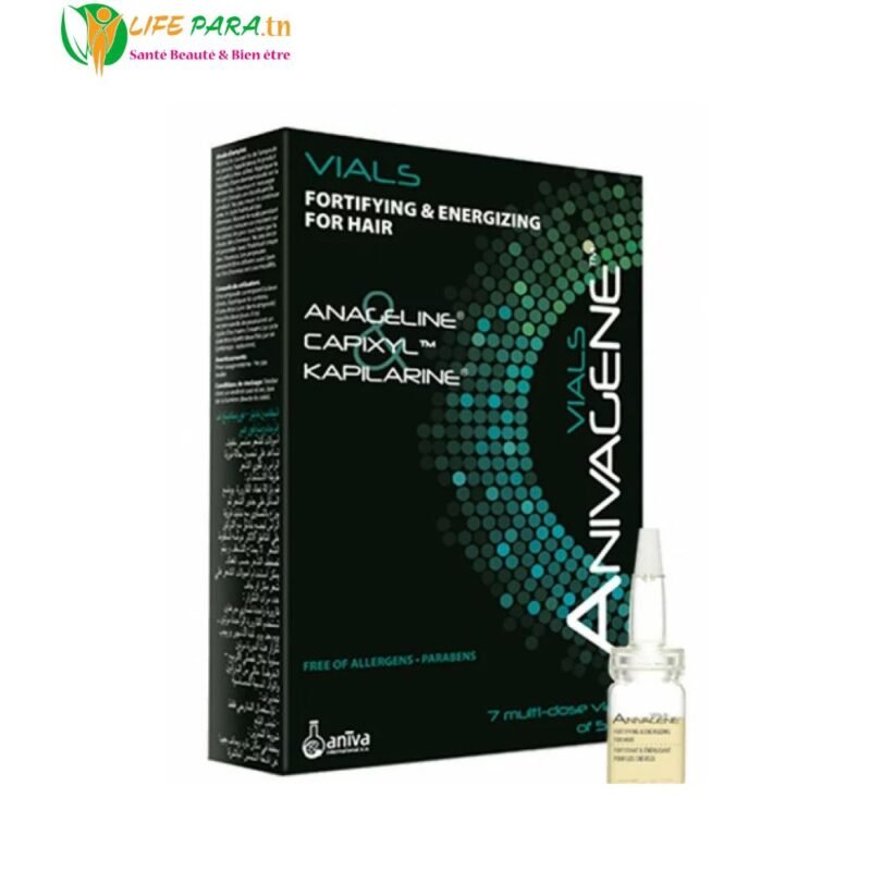 ANIVAGENE Ampoules Fortifiantes & Energisantes Cheveux 7X5ML