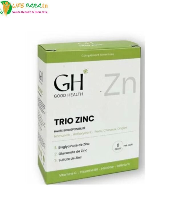 GH TRIO ZINC 30 Gélules