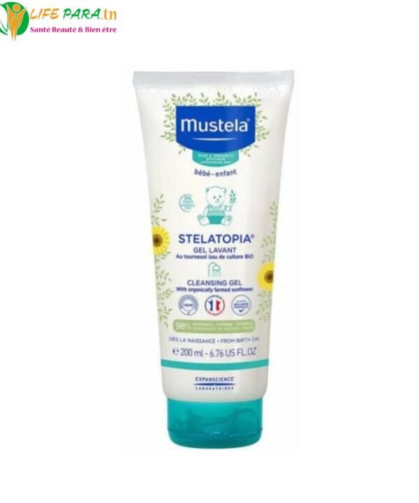 MUSTELA Stelatopia Gel Lavant au Tournesol Bio 200 ml