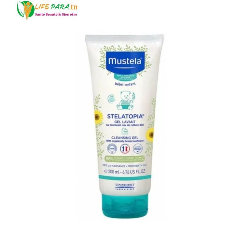MUSTELA Stelatopia Gel Lavant au Tournesol Bio 200 ml