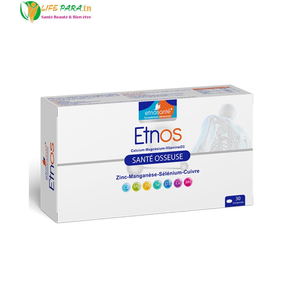 ETNOSANTE ETNOS Santé Osseuse – 30 Comprimés ETNOSANTE ETNOS Santé Osseuse – 30 Comprimés