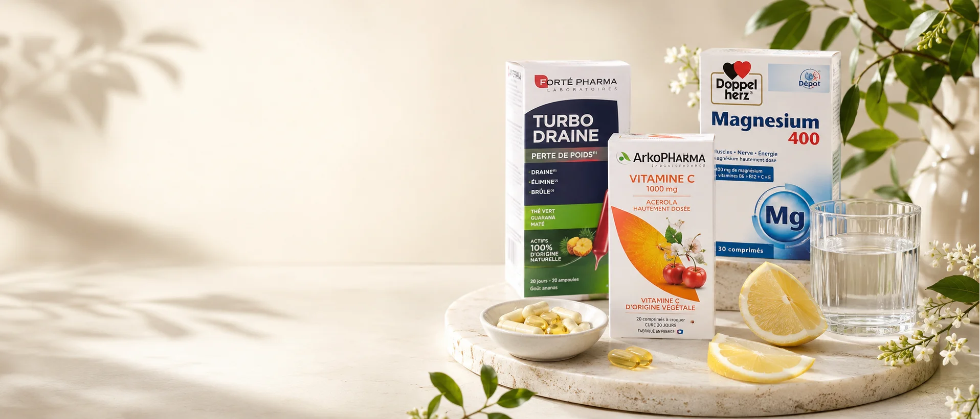 bannière des produits compléments alimentaires Lifepara Tunisie